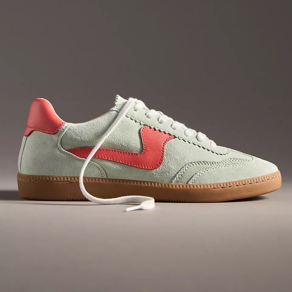 Anthropologie Dolce Vita Notice SNEAKERS pear - Picture 2 of 8